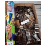 Pick-Up Sticks and Metal Cookie Cutters Lot