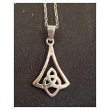 Sterling Silver Pendant Necklace with Chain