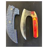 Curved Blade Knife with Sheath