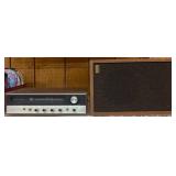 Vintage Kenwood Receiver With Speaker Set