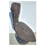 23-Inch Concrete Pelican Garden Statue