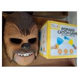 Chewbacca Mask and Pop and Catch Game