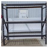 Industrial Metal Storage Rack, 77x24x72in r2