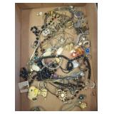 Boxed Lot of Costume Jewelry Assortment