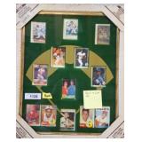 Baseball Card Display in Frame (18x22) w3