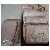 Pink Plush Throw Blankets in Packaging