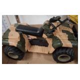 Plastic Military-Themed Toy ATV