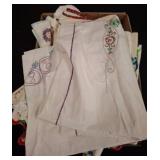 Table Linens with Embroidered Designs
