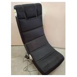 Black Gaming Chair with Audio Features