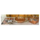 Copper Chef Pan Set With Cookbook