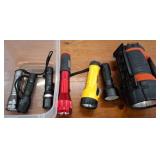 Flashlights with Storage Container