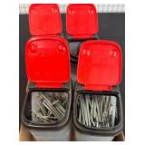 Four Containers of Mixed Screws