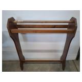 Wooden Quilt Rack, 31x9x36 Inches