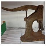 Vintage Cast Iron Rivet Press Model 405