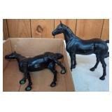 Cast Metal Horse Figurines