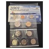 2001 U.S. Mint Uncirculated Coin Set