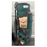 Green and Tan Golf Bag with Shoulder Strap c3