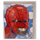 Framed 17x21 Spider-Man-Inspired Artwork