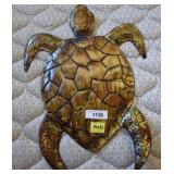 Metallic Turtle Wall Decor, 17x22in w3
