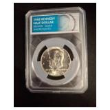 1968 Kennedy Half Dollar in Display Case