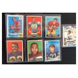 Vintage Football Cards in Sleeves