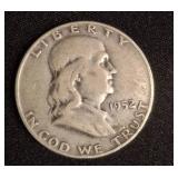 1952 Franklin Half Dollar Coin