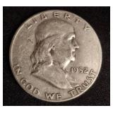 1952 Franklin Half Dollar Coin