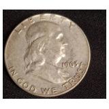 1963 Franklin Silver Half Dollar Coin