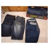 Denim Jeans, Various Brands and Sizes