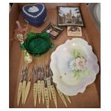 Decorative Dishware and Utensils Lot