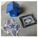 Dallas Cowboys Birdhouse & Decor Lot