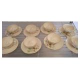 Lenox Westwind X-407 Tea Cups with Saucers