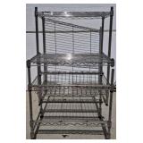 Metal Wire Rack on Adjustable Feet r1