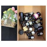 Essential Oils and PartyLite Floral Candle Holder