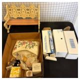 Decor Items, Mini Bears & Oral Care Lot