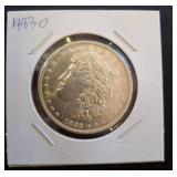 1883-O Morgan Silver Dollar in Cardboard Holder