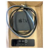 Apple TV Media Player with Remote and Power Cord