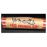 Roll of Wheat Pennies - $0.50 Face Value