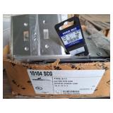 Boxed Lot of Gasketed Metal Covers