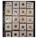 Wheat Pennies, 1916-1939