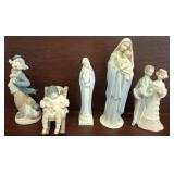 Porcelain Figurines, Including Lladro