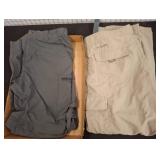 Two Pairs Columbia Outdoor Pants, 32W x 30L