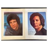 Signed Tom Jones Photo Set in Showcase 2