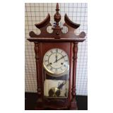 Kassel 31-Day Wooden Wall Clock with Pendulum