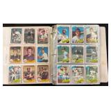 Binder of Vintage Baseball Cards
