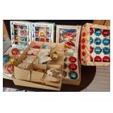 Vintage Glass Christmas Tree Ornaments