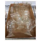 Glassware with Snowflake Motif