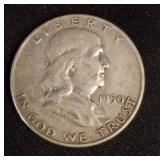 1950-D Franklin Half Dollar Coin