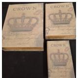 Three Hands Corp Decorative Book Boxes Set