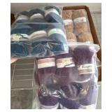 Yarn Skeins in Various Colors